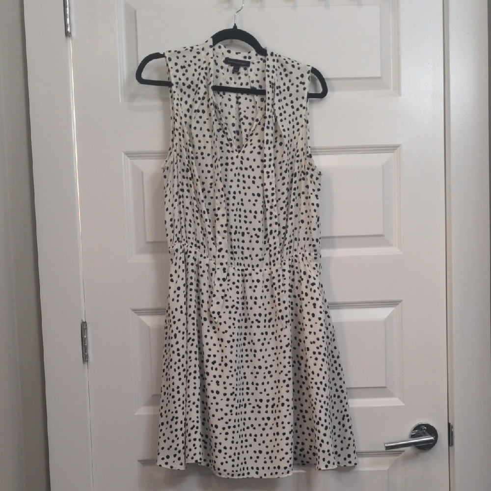 Banana Republic Black and White Mini Dress